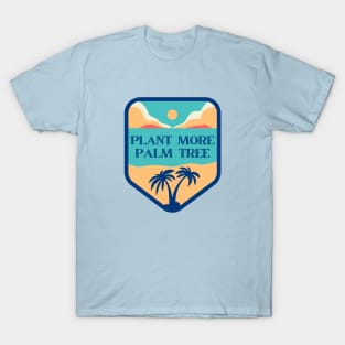 Plant More Palm Tree Retro Vintage T-Shirt